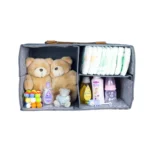 Luxury Caddy Diaper Organizer, Stylish baby bag for mothers with ample storage boxes