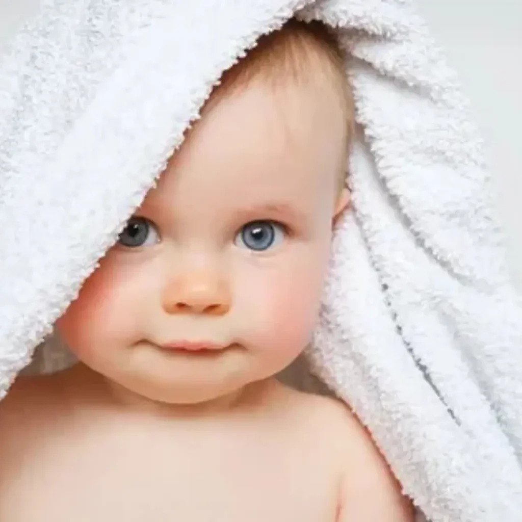 Small towels for cleaning babies